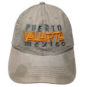 Puerto Vallarta Mexico Slideback Baseball Cap Beige One Size Invasion Headwear